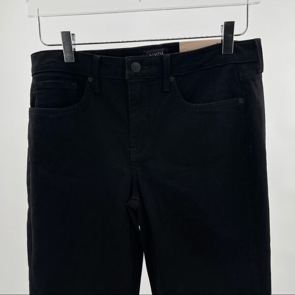 NYDJ Not Your Daughters Jeans Denim Sheri Slim Lift & Tuck Black NWT Size 6 - Picture 9 of 14